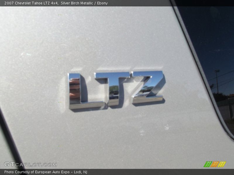 Silver Birch Metallic / Ebony 2007 Chevrolet Tahoe LTZ 4x4