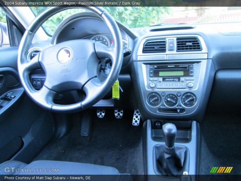 Platinum Silver Metallic / Dark Gray 2004 Subaru Impreza WRX Sport Wagon