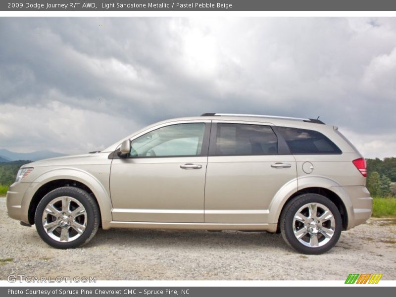 Light Sandstone Metallic / Pastel Pebble Beige 2009 Dodge Journey R/T AWD