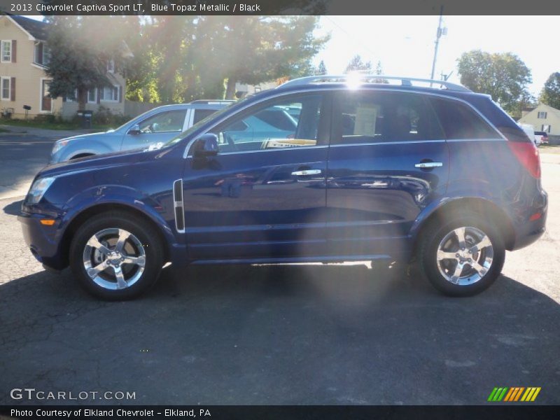 Blue Topaz Metallic / Black 2013 Chevrolet Captiva Sport LT