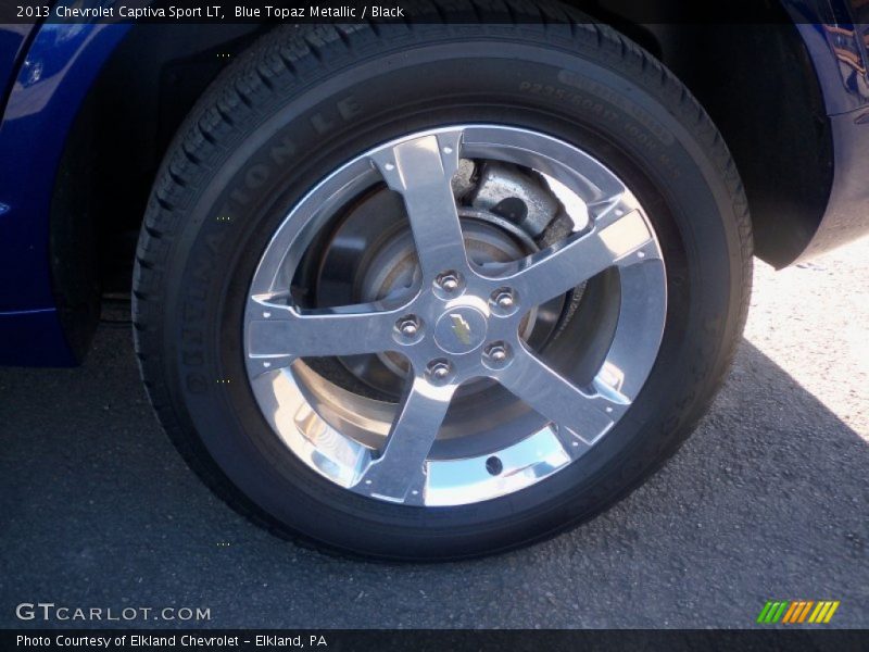 Blue Topaz Metallic / Black 2013 Chevrolet Captiva Sport LT