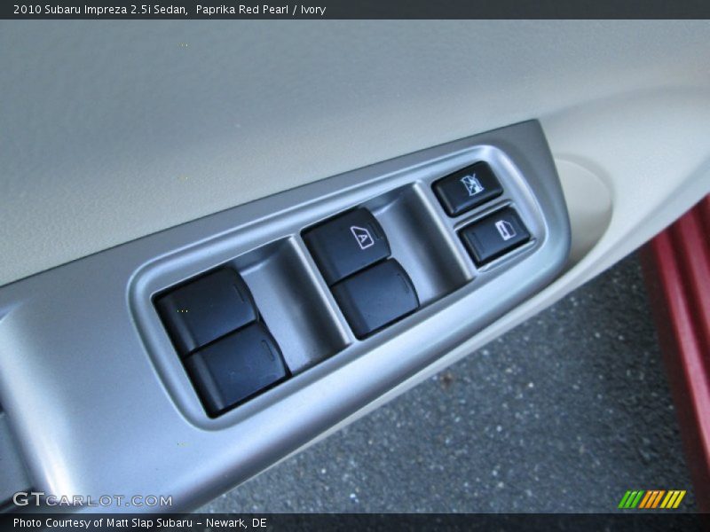 Paprika Red Pearl / Ivory 2010 Subaru Impreza 2.5i Sedan