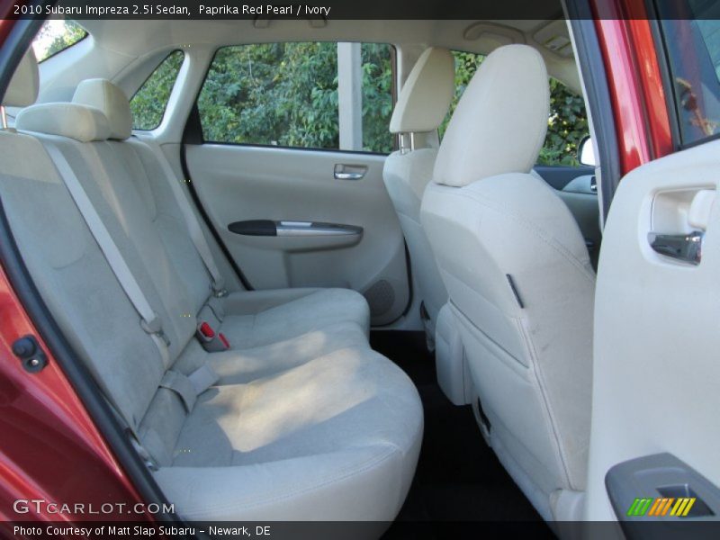 Paprika Red Pearl / Ivory 2010 Subaru Impreza 2.5i Sedan