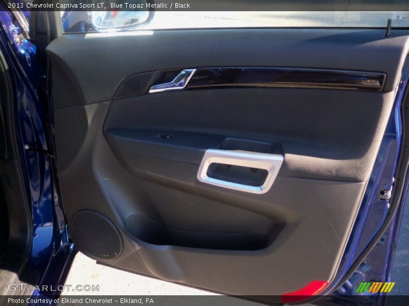 Blue Topaz Metallic / Black 2013 Chevrolet Captiva Sport LT