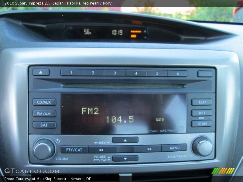 Paprika Red Pearl / Ivory 2010 Subaru Impreza 2.5i Sedan
