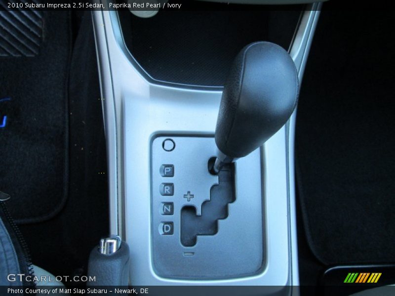 Paprika Red Pearl / Ivory 2010 Subaru Impreza 2.5i Sedan