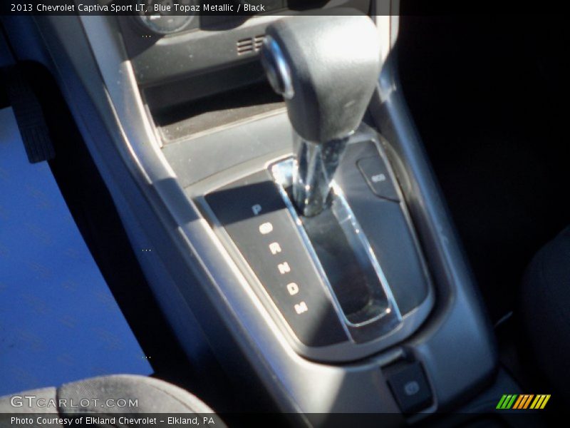 Blue Topaz Metallic / Black 2013 Chevrolet Captiva Sport LT