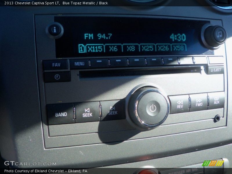 Audio System of 2013 Captiva Sport LT