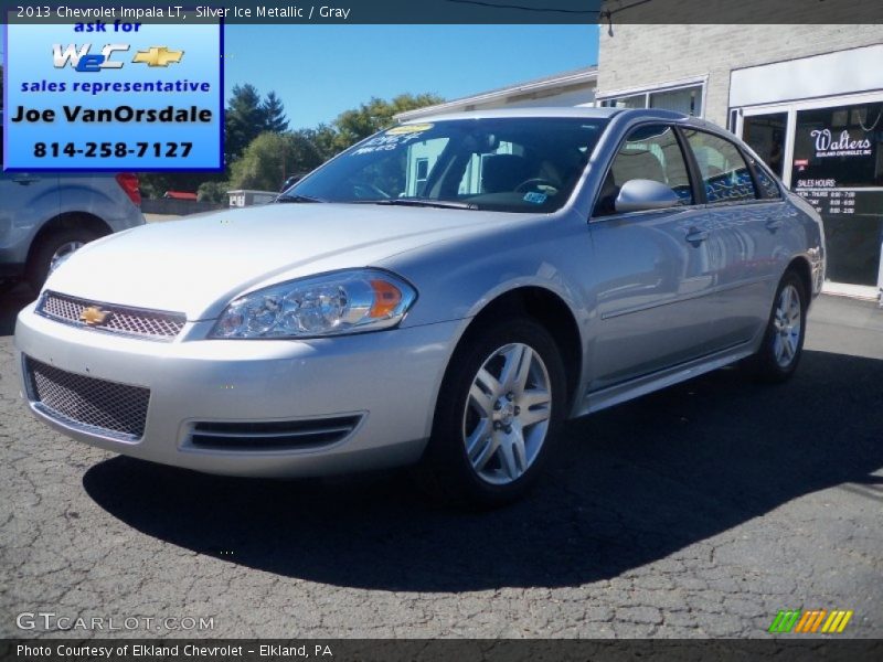 Silver Ice Metallic / Gray 2013 Chevrolet Impala LT