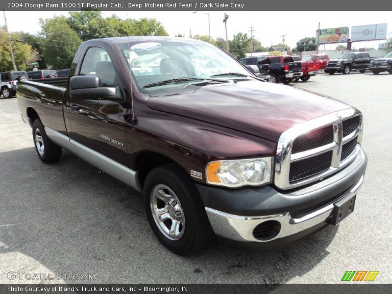 Deep Molten Red Pearl / Dark Slate Gray 2004 Dodge Ram 1500 ST Regular Cab