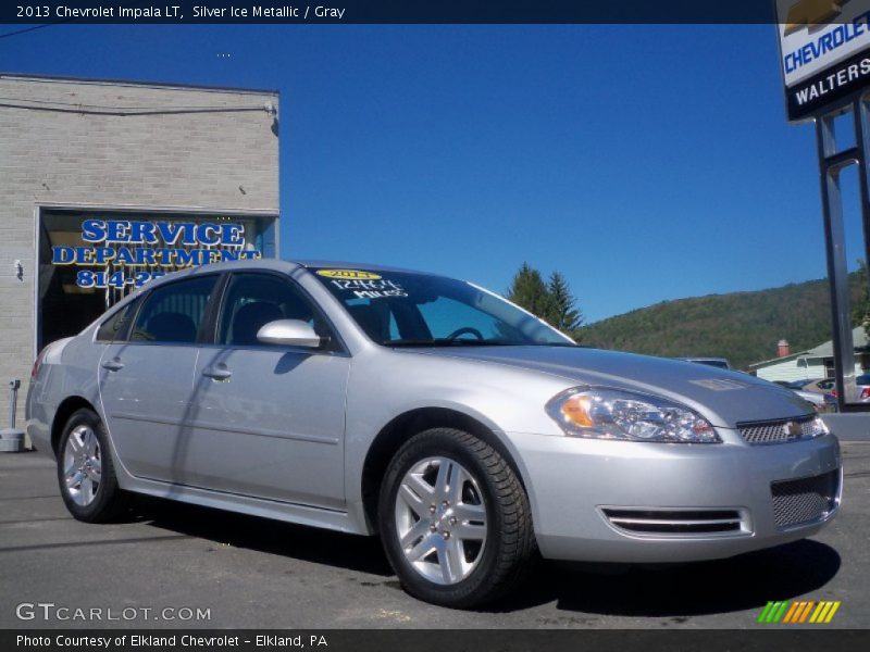 Silver Ice Metallic / Gray 2013 Chevrolet Impala LT