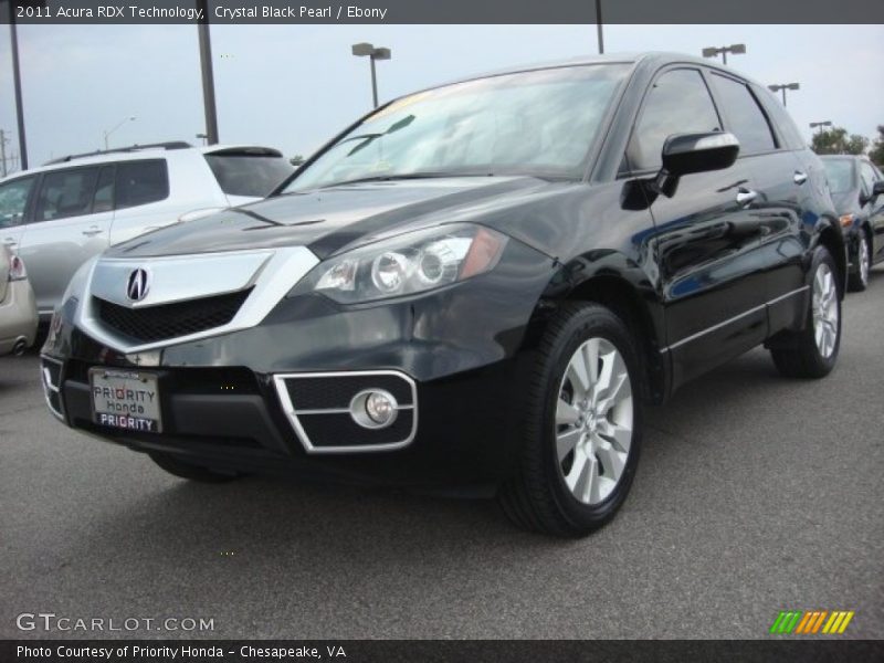 Crystal Black Pearl / Ebony 2011 Acura RDX Technology