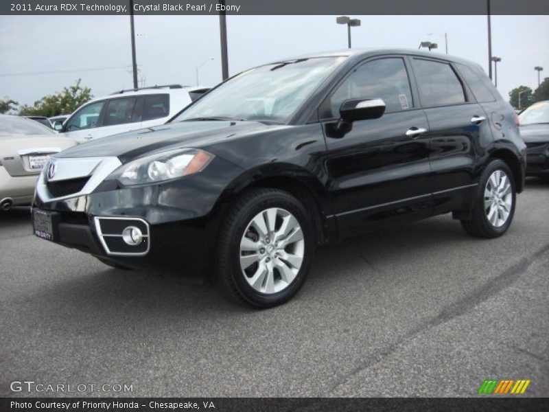 Crystal Black Pearl / Ebony 2011 Acura RDX Technology