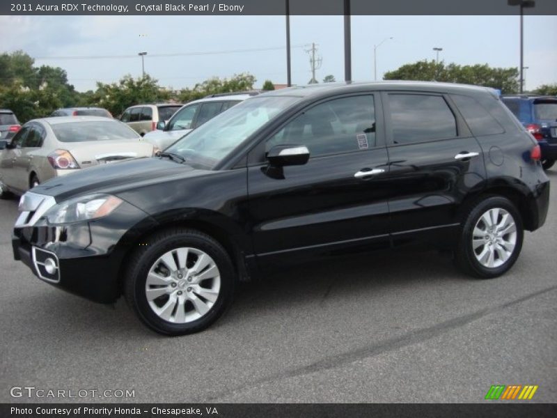 Crystal Black Pearl / Ebony 2011 Acura RDX Technology