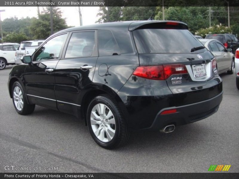 Crystal Black Pearl / Ebony 2011 Acura RDX Technology