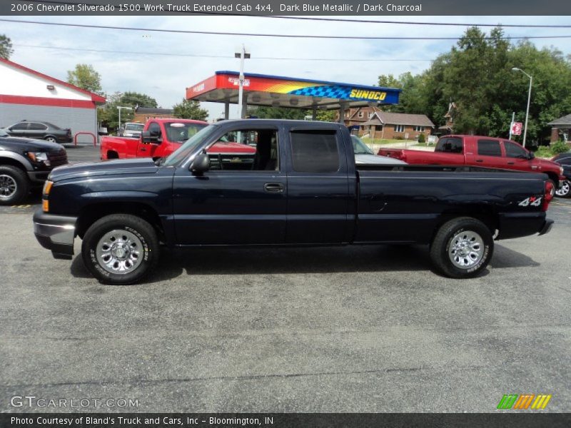 Dark Blue Metallic / Dark Charcoal 2006 Chevrolet Silverado 1500 Work Truck Extended Cab 4x4