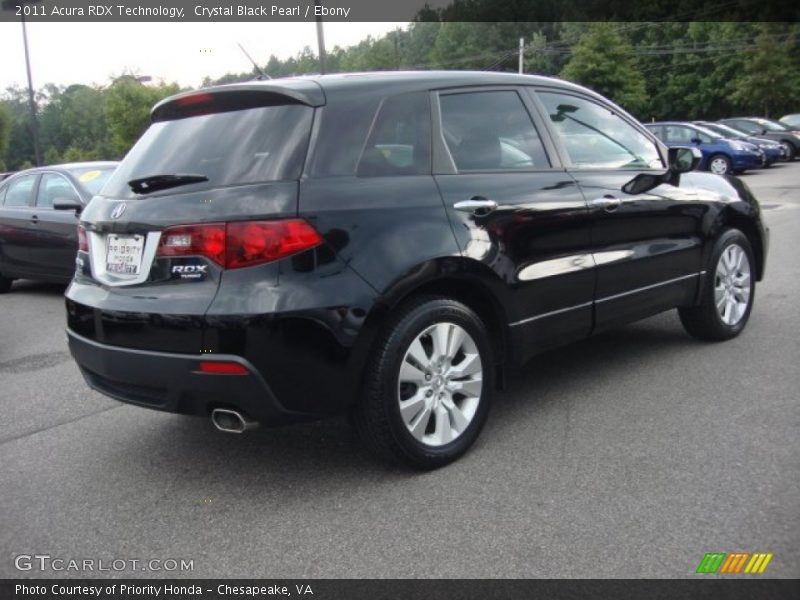 Crystal Black Pearl / Ebony 2011 Acura RDX Technology