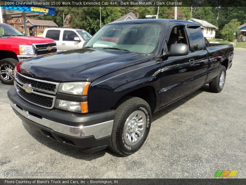 Dark Blue Metallic / Dark Charcoal 2006 Chevrolet Silverado 1500 Work Truck Extended Cab 4x4