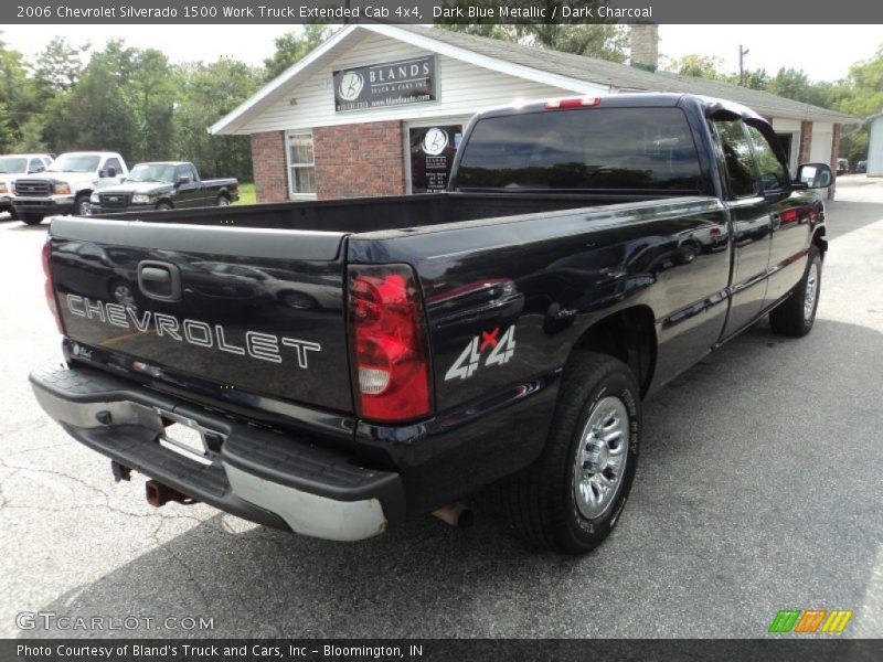 Dark Blue Metallic / Dark Charcoal 2006 Chevrolet Silverado 1500 Work Truck Extended Cab 4x4