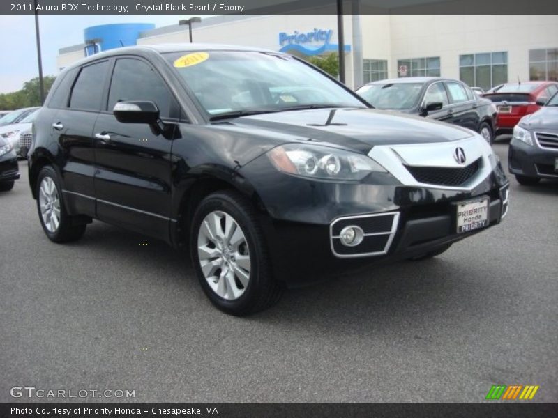 Crystal Black Pearl / Ebony 2011 Acura RDX Technology