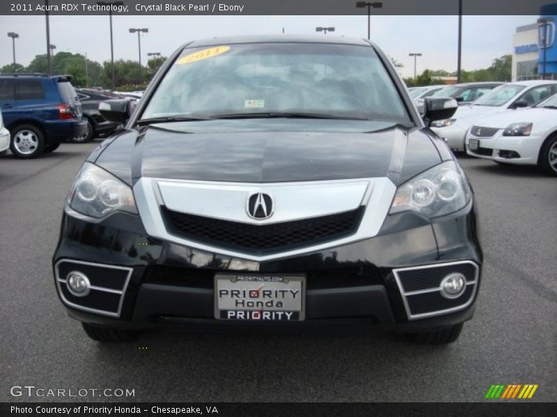 Crystal Black Pearl / Ebony 2011 Acura RDX Technology