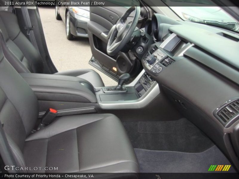Crystal Black Pearl / Ebony 2011 Acura RDX Technology