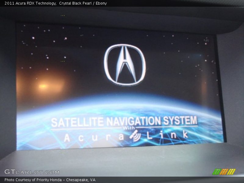 Crystal Black Pearl / Ebony 2011 Acura RDX Technology