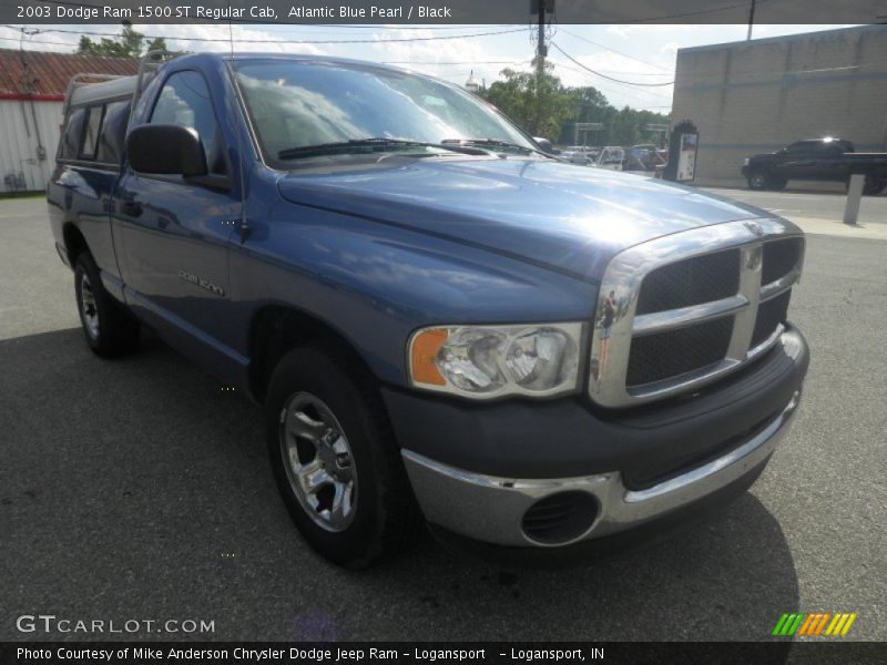 Atlantic Blue Pearl / Black 2003 Dodge Ram 1500 ST Regular Cab
