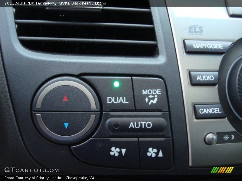 Crystal Black Pearl / Ebony 2011 Acura RDX Technology