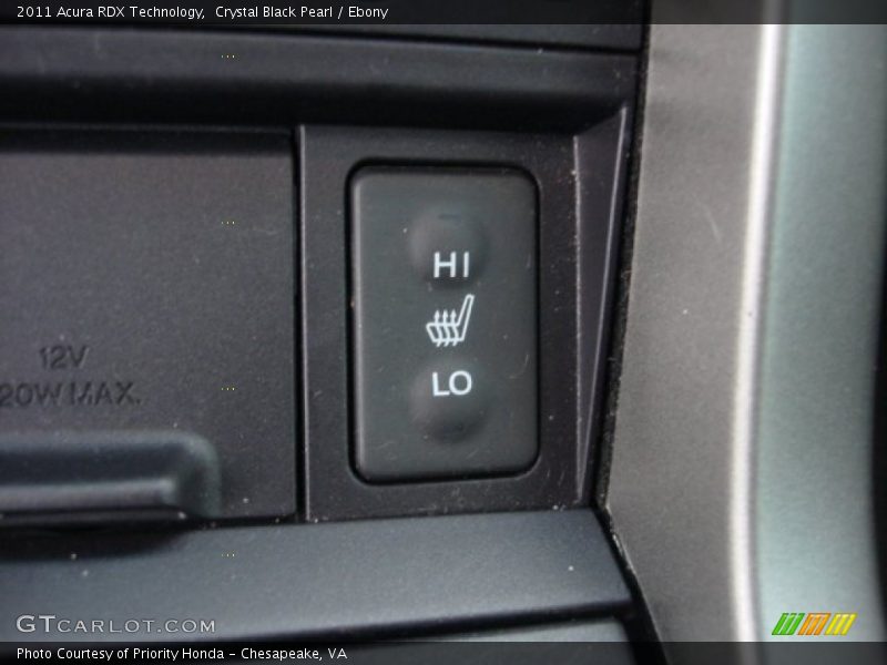 Crystal Black Pearl / Ebony 2011 Acura RDX Technology