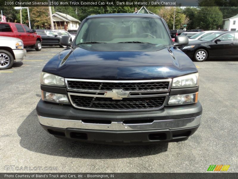 Dark Blue Metallic / Dark Charcoal 2006 Chevrolet Silverado 1500 Work Truck Extended Cab 4x4