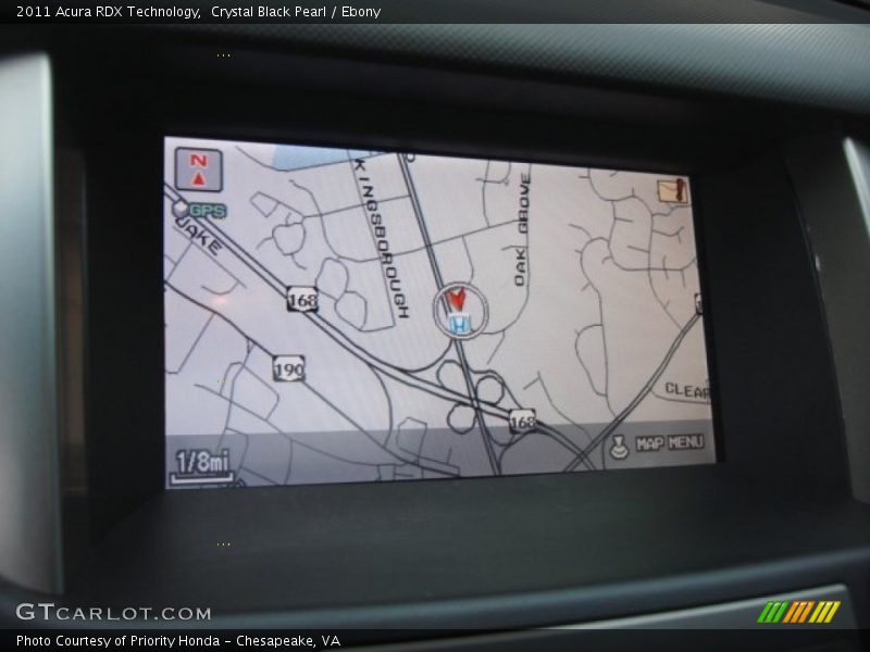 Crystal Black Pearl / Ebony 2011 Acura RDX Technology