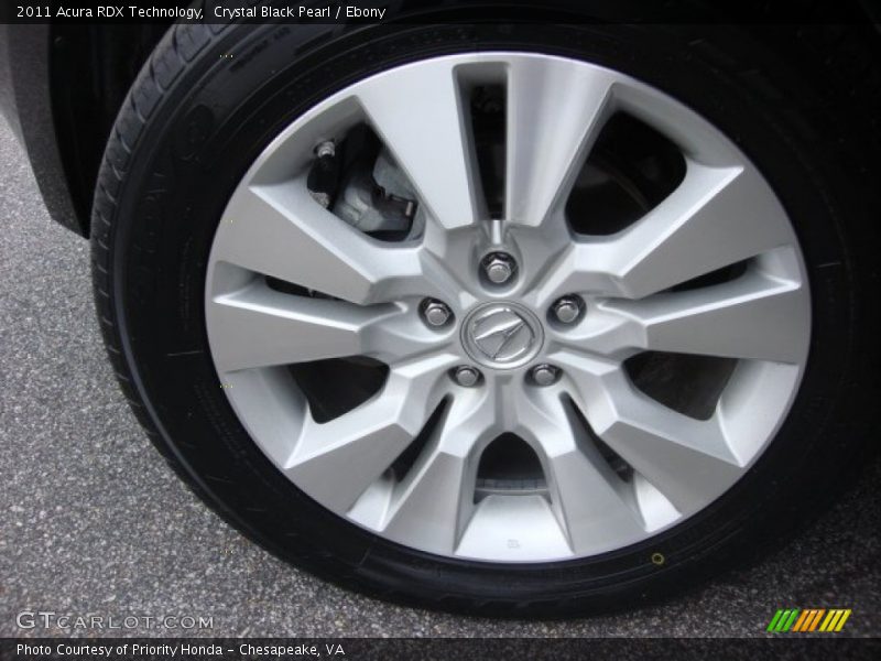 Crystal Black Pearl / Ebony 2011 Acura RDX Technology
