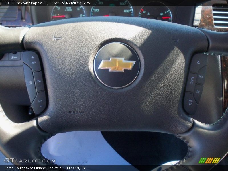 Silver Ice Metallic / Gray 2013 Chevrolet Impala LT