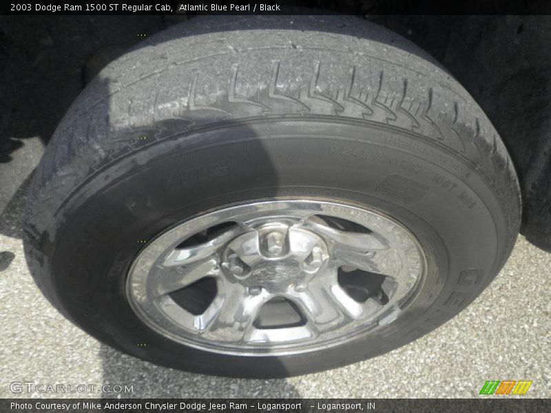 Atlantic Blue Pearl / Black 2003 Dodge Ram 1500 ST Regular Cab