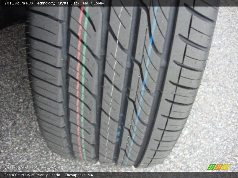 Crystal Black Pearl / Ebony 2011 Acura RDX Technology