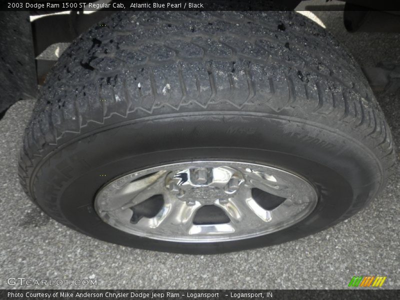 Atlantic Blue Pearl / Black 2003 Dodge Ram 1500 ST Regular Cab