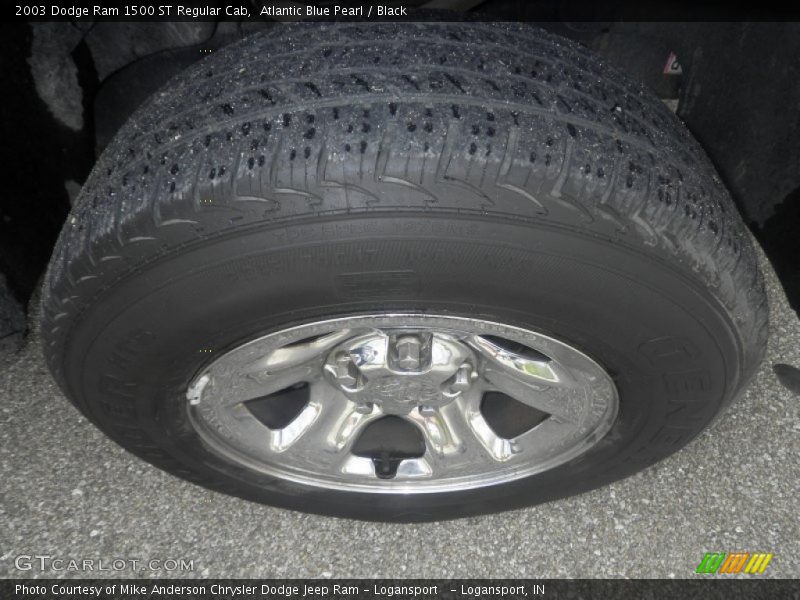 Atlantic Blue Pearl / Black 2003 Dodge Ram 1500 ST Regular Cab