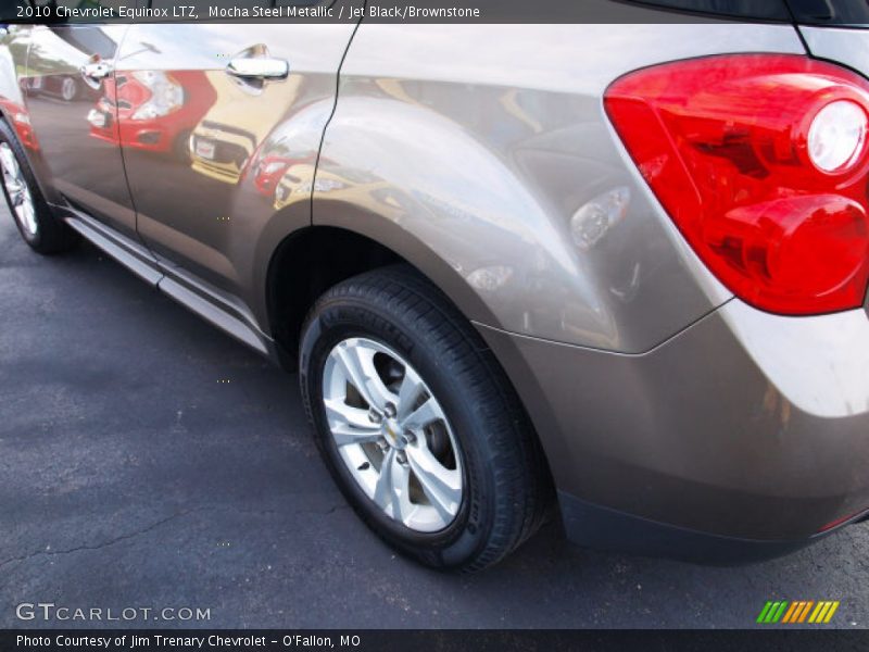 Mocha Steel Metallic / Jet Black/Brownstone 2010 Chevrolet Equinox LTZ