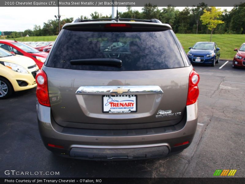 Mocha Steel Metallic / Jet Black/Brownstone 2010 Chevrolet Equinox LTZ
