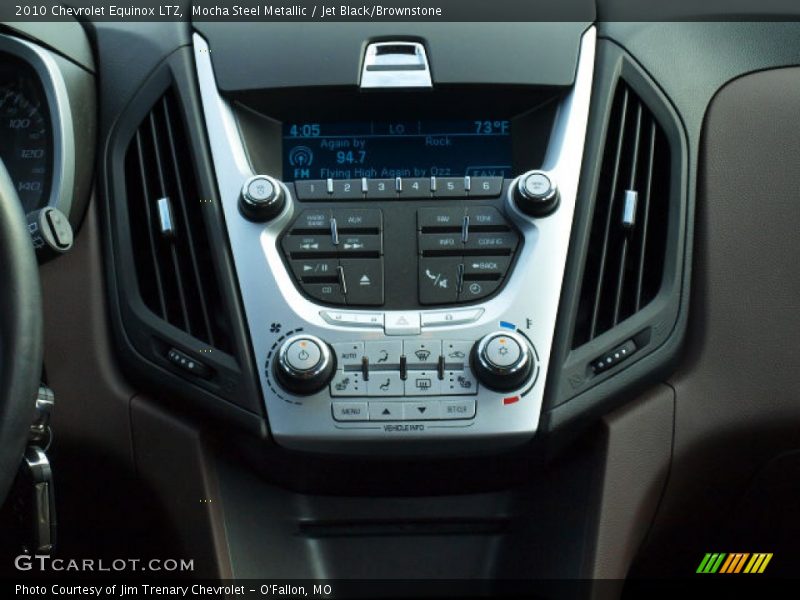 Mocha Steel Metallic / Jet Black/Brownstone 2010 Chevrolet Equinox LTZ