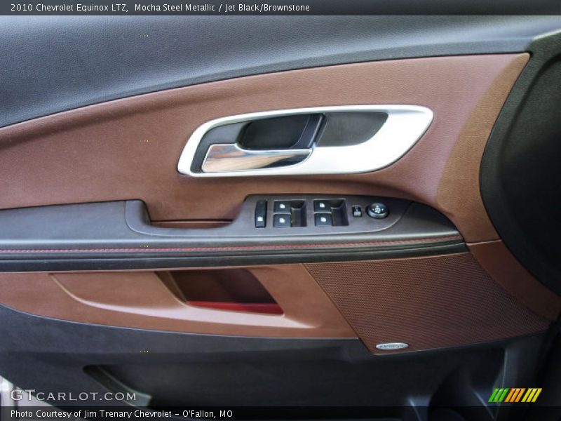 Mocha Steel Metallic / Jet Black/Brownstone 2010 Chevrolet Equinox LTZ