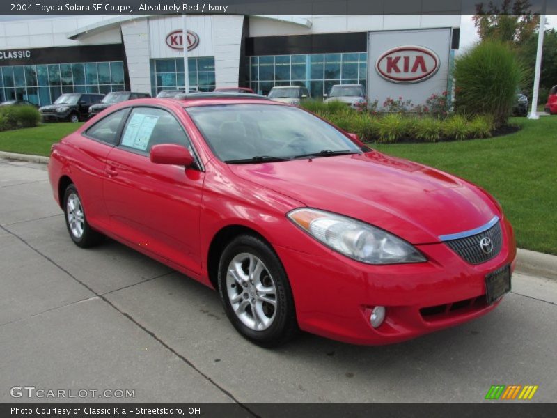 Absolutely Red / Ivory 2004 Toyota Solara SE Coupe