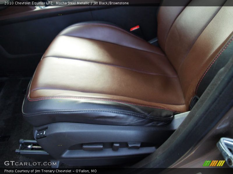 Mocha Steel Metallic / Jet Black/Brownstone 2010 Chevrolet Equinox LTZ
