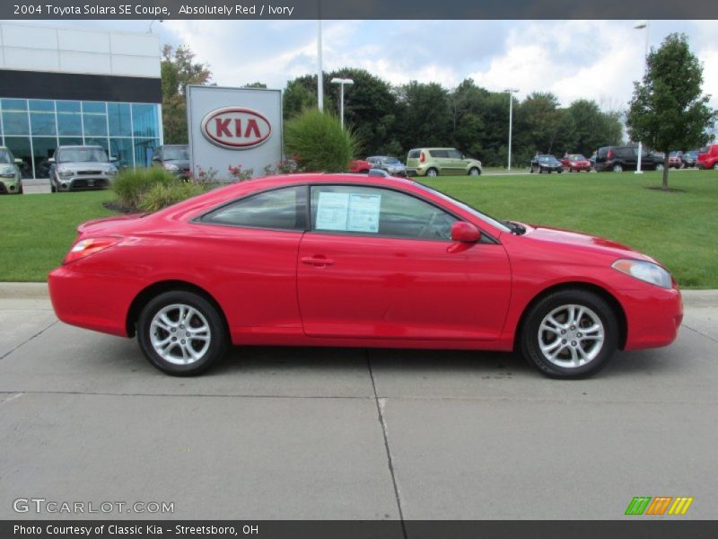 Absolutely Red / Ivory 2004 Toyota Solara SE Coupe