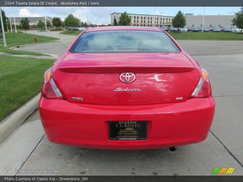 Absolutely Red / Ivory 2004 Toyota Solara SE Coupe