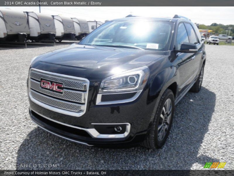 Carbon Black Metallic / Ebony 2014 GMC Acadia Denali