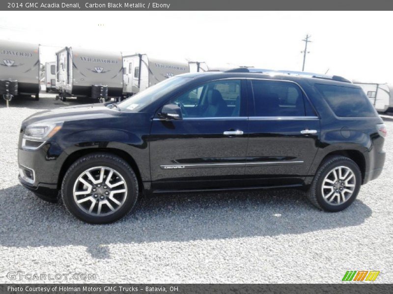 Carbon Black Metallic / Ebony 2014 GMC Acadia Denali