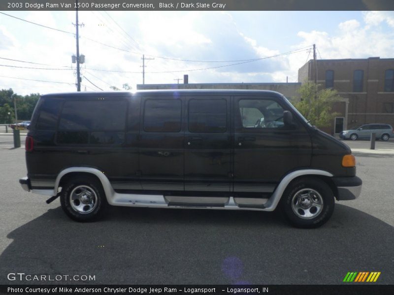 Black / Dark Slate Gray 2003 Dodge Ram Van 1500 Passenger Conversion