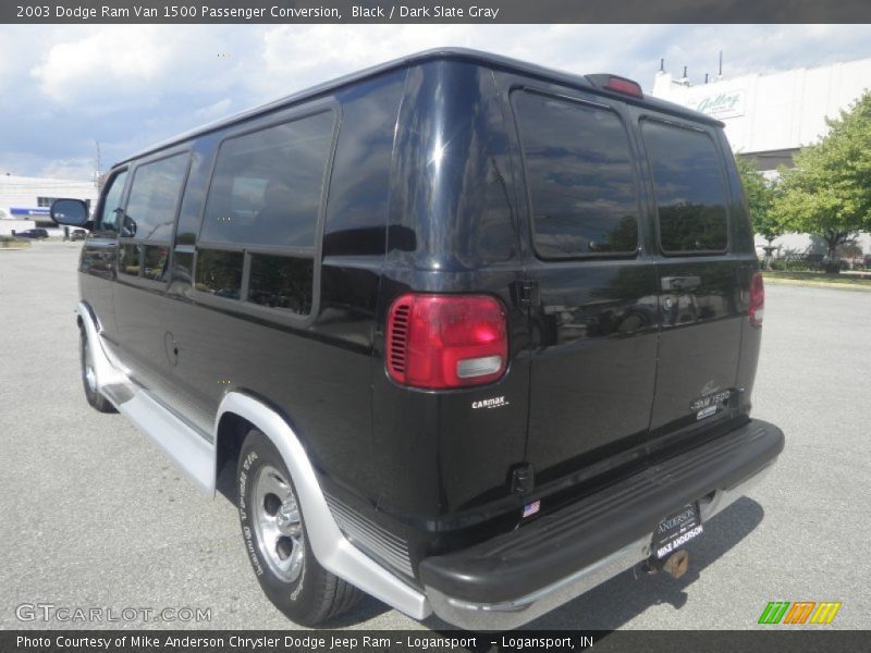 Black / Dark Slate Gray 2003 Dodge Ram Van 1500 Passenger Conversion
